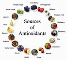 Antioxidants are contained in fruits and vegetables.